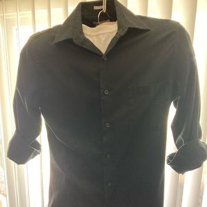 Mens Black Size Large Van Heusen